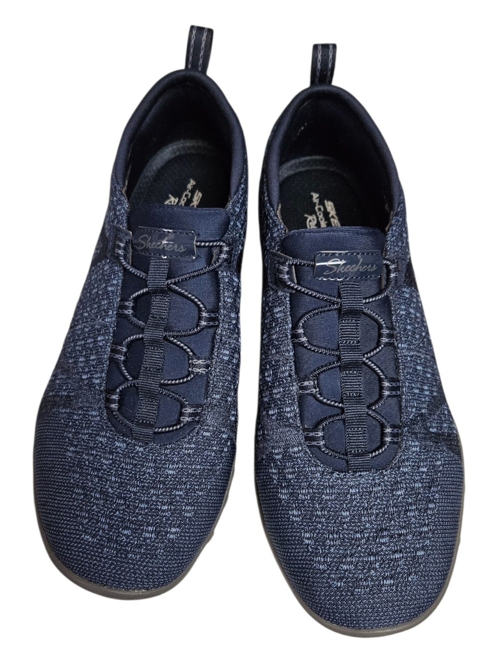 Skechers Men’s Navy Slip-On Knit Sneakers